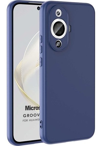 Microsonic Huawei Nova 12s Kılıf Groovy Soft Lacivert -