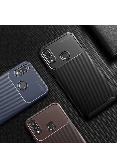 Huawei Honor Play Kilif Karbon Silikon Case 389460309