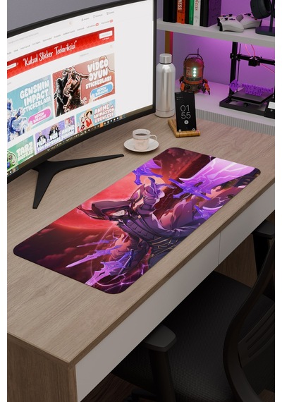 The Eminence İn Shadow Anime V4 - 70x30 Xl Gaming Kauçuk Kaymaz Taban Mouse Pad Fare Altlığı