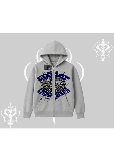 Startmore Beyaz Hırka Sweatshirt Sp55der Gri
