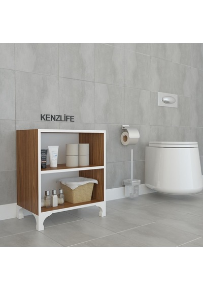 Kenzlife Kitaplık Tuğçe 048x060x020 Cvz Ayaklı Mutfak Dolabı Bany