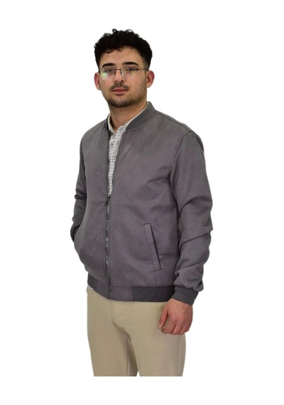 Erkek Mevsimlik Süet Spor Mont 8056 Bgl-st04372 Gri
