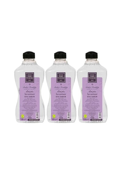 Eyüp Sabri Tuncer Düvenci Toptan Alaçatı Lavantası Sıvı Sabun 1500 Ml X 3 Adet Diğer
