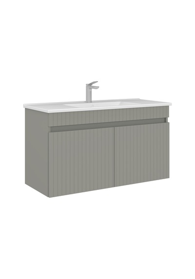 Orka Tivoli 100 Cm Mat Kaşmir Banyo Dolabı Takımı Kaşmir