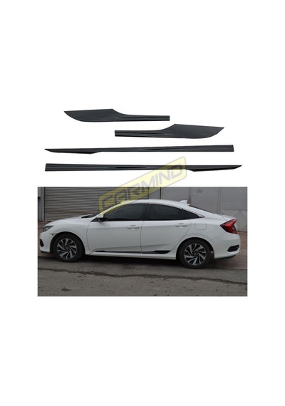 Honda Civic Fc5 Yan Kapı Çıtası Piano Black 2016-2021
