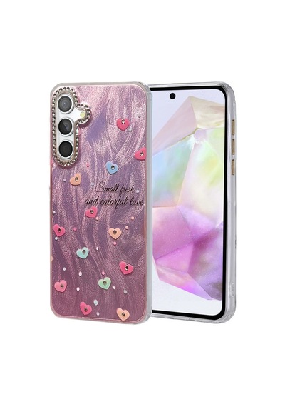 Samsung Galaxy Uyumlu, A35 5g Kılıf Blade Aynalı Desenli Kapak - Desen 8