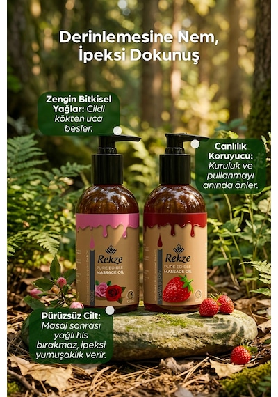 Gül Ve Çilek Aromalı Erotik Vucut Masaj Yagı 120 Ml - 306271520
