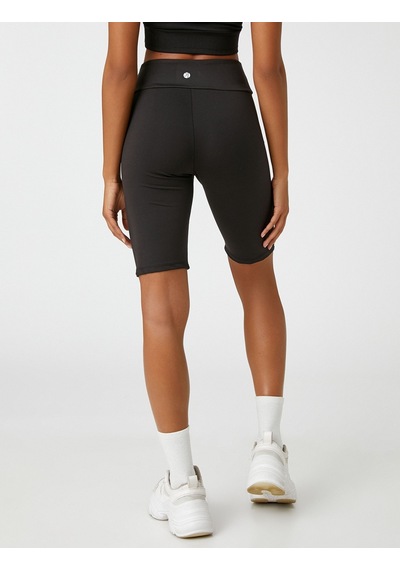Koton Normal Bel Spor Biker Tayt Siyah 3wak40337nk 3WAK40337NK999 Siyah