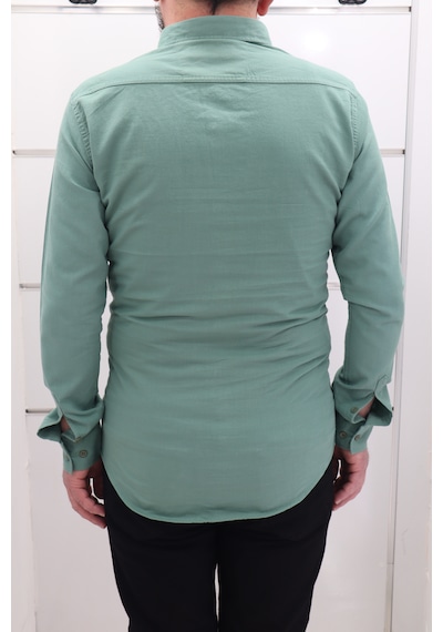 Becces Dmctekstil Erkek 011-001 Düz Spor Kesim Dar Kalıp Çift Cepli Uzun Kollu Yazlık Keten Gömlek Haki Becces Dmctekstil Erkek 011-001 Düz Spor Kesim Dar Kalıp Çift Cepli Uzun Kollu Yazlık Keten Gömlek Haki