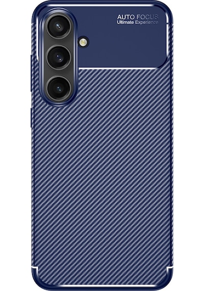 Galaxy S24 Fe Kılıf Zore Negro Silikon Kapak Lacivert