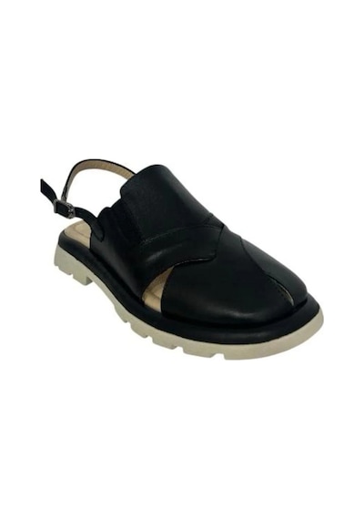 Kemal Tanca 874 4009 Kadın Sandalet Sıyah Derı