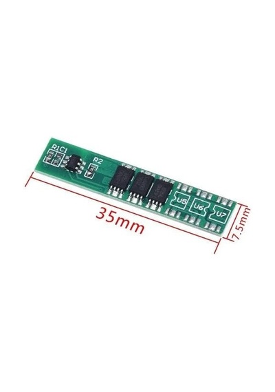 1s 4a 3.7v 18650 Li-ion Lityum Pil Koruma Levhası 5a