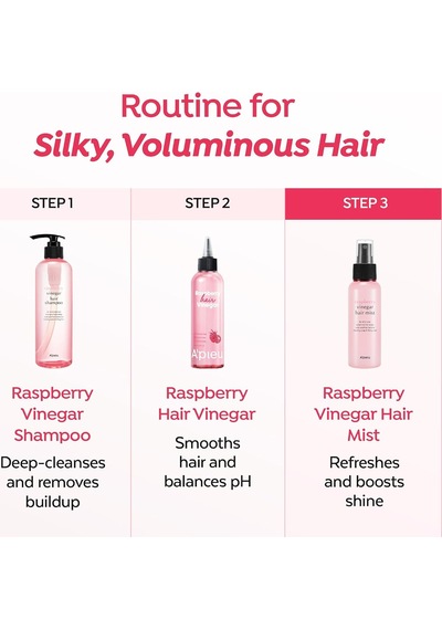 Saçlara Parlak Görünüm Veren Ahududu Kokulu Sirkeli Saç Misti A'pıeu Raspberry Vinegar Hair Mist Diğer