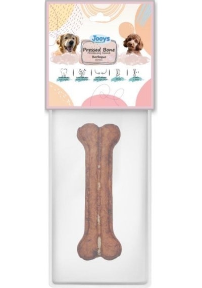 Jooys Barbekü Soslu Pres Köpek Ödül Kemiği 22 Cm