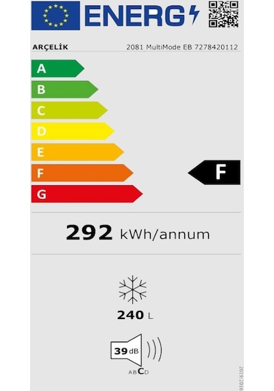 Arçelik 2298J F 298 LT Sandık Tipi Derin Dondurucu
