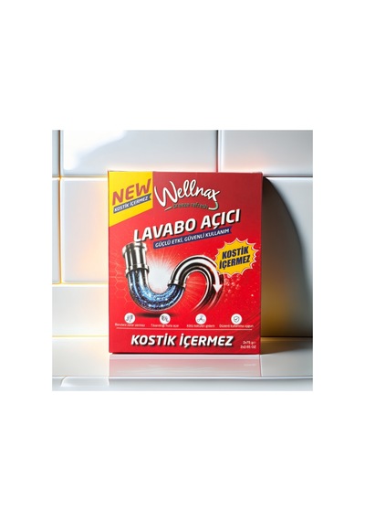Lavabo Açıcı 2x75 G Lavabo Açar, Koku Giderir Kostik İçermez 4 Adet