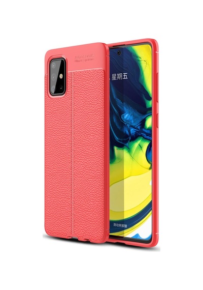 Samsung Galaxy Uyumlu - A71 Kılıf Auto Focus Kapak - Kırmızı