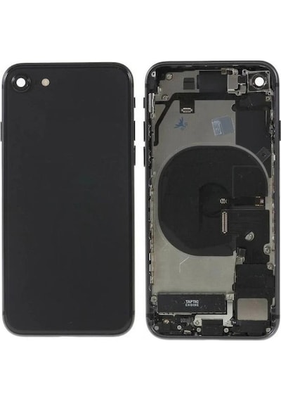 Apple Uyumlu iPhone 8 İle Dolu Kasa Siyah