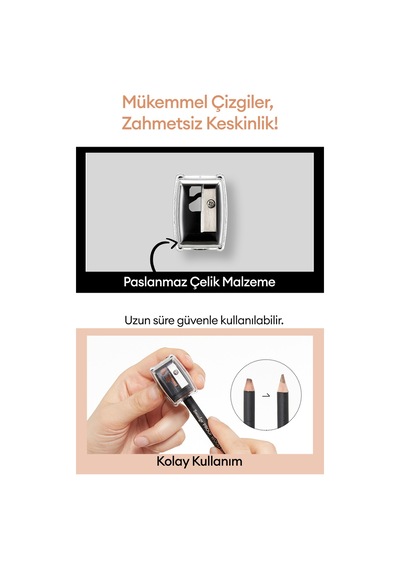 Missha Hassas Kalemler İçin Kalemtıraş Easy Pencil Sharpener