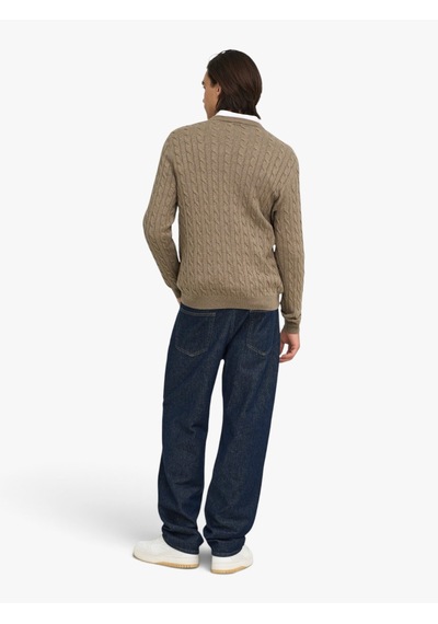 Only & Sons Onslouı Reg 12 Cabel Crew Knıt Noos Erkek Kahverengi Kazak - Os22033762