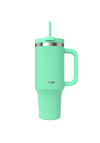 Contigo Streeterville Çelik Pipetli Tumbler Bardak 1200 Ml Açık Yeşil