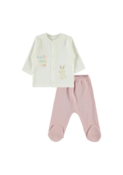 Civil Baby Kız Bebek Zıbın Setleri - Pudra