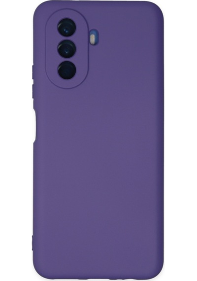 Huawei Nova Y70 Uyumlu Kılıf Nano İçi Kadife Silikon - Mor