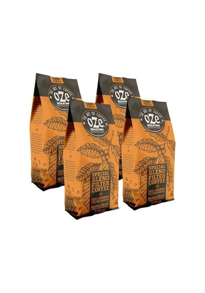 Oze Special Blend Filtre Kahve 4 x 250 G Makine Kağıt Filtre - Metal Filtre