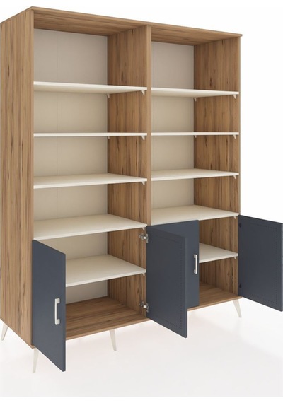 Kronos Gardrop 10 Raflı 4 Kapaklı 176x59x221 Çam-antrasit/aytaşı Antrasit/aytaşı Kronos Gardrop 10 Raflı 4 Kapaklı 176x59x221 Çam-antrasit/aytaşı Antrasit/aytaşı