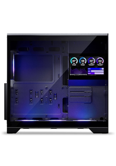 Phanteks Xt V5 Lcd Bilgisayar Kasası, Midi-tower, 4x Argb Fan Atx, 7 Inç Lcd, Temperli Cam - Siyah