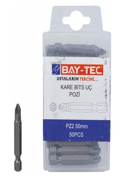 Baytec Bits Uç Kare Yıldız Pz 2x50mm Mu1920 5296-10 Adet