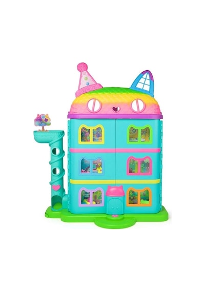 70742 Gabbys Dollhouse Festival Evi Eğlenceli Müzikli Oyun Seti 63 Cm -spinmaster
