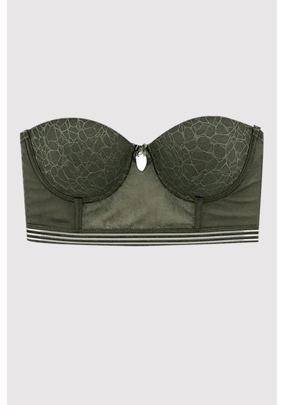 Pierre Cardin 4672 Cenova Balenli Soft Push Up Çiçek Desen Dantelli Büstiyer Takım 001