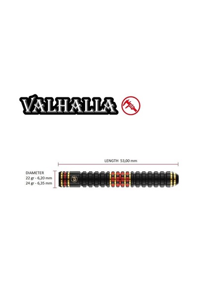 Winmau Valhalla % 85-95 Tungsten Çelik Uçlu Dart Oku