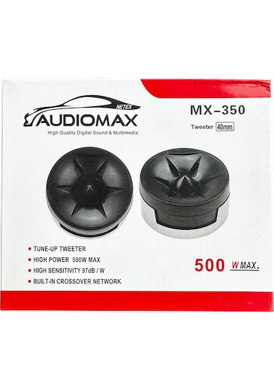 Audıomax Mx-350 500 W 40 MM Tweeter Set Tiz
