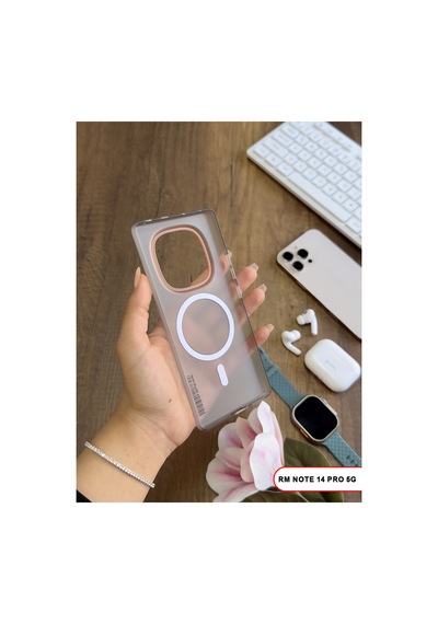 Redmi Note 14 Pro 5g Magsafe Uyumlu Mat Sert Klein Kılıf Turuncu