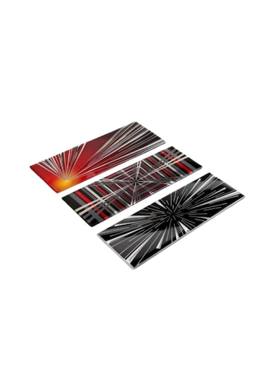 Red Lion Parts Tesla Model Y Uyumlu Plaid Bagaj Amblem Logo Seti