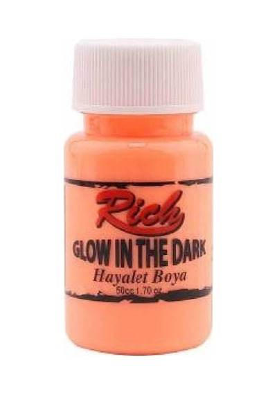 Rich Glow İn The Dark Gece Parlayan Hayalet Boya 50Cc Turuncu