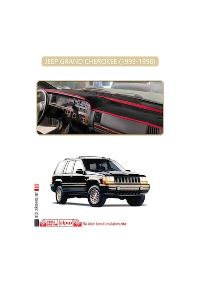 Jeep Grand Cherokee 1993-1998torpido Koruma Halısı Bej Kenar