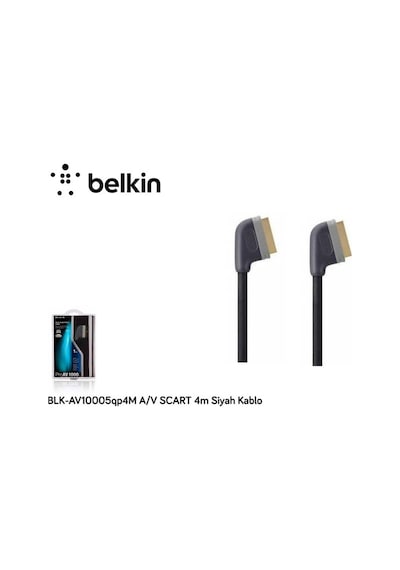 Belkin Blk-Av10005Q4M 4-V Scart 4M Siyah  Kablo