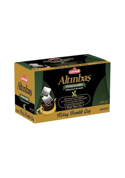 Çaykur Altınbaş Tomurcuklu Bergamot Aromalı Siyah Kolay Demlik Poşet Çay 40 x 5 G