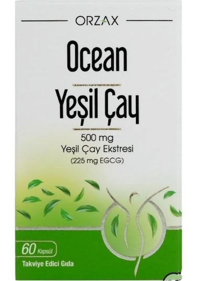 Ocean Yeşil Çay Eki 2 x 60 Kapsül