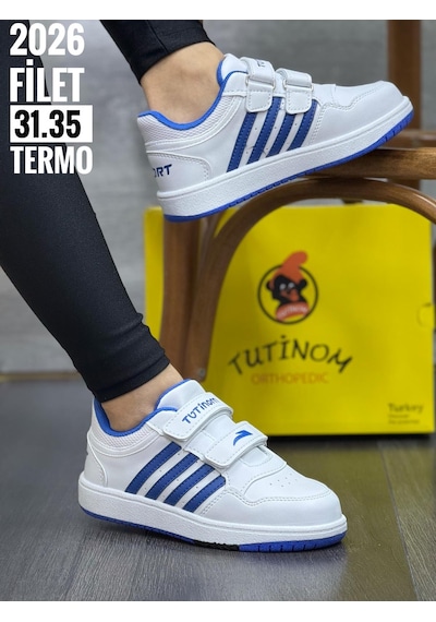 Papucumun Dünyası Tutinom Unisex Çocuk Spor Ayakkabı Kız Ve Erkek Beyaz Mavi Papucumun Dünyası Tutinom Unisex Çocuk Spor Ayakkabı Kız Ve Erkek Beyaz Mavi