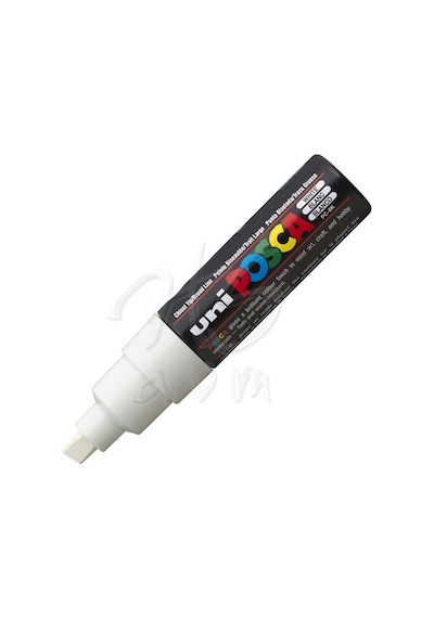 Uni Posca Marker Pc-8K 8.0 Mm White