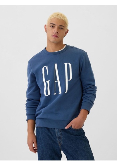 Gap V-lw Db Fleece Erkek Sweatshirt-8079 Lacivert
