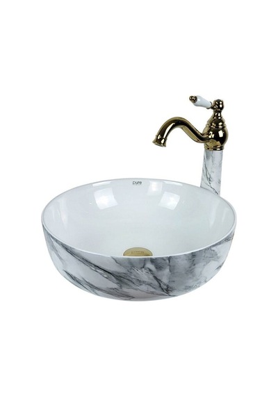 Calacatta 42 Cm Çanak Lavabo Renkli