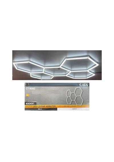 Cata Anzer Led Linear Armatür 240w Beyaz Diğer