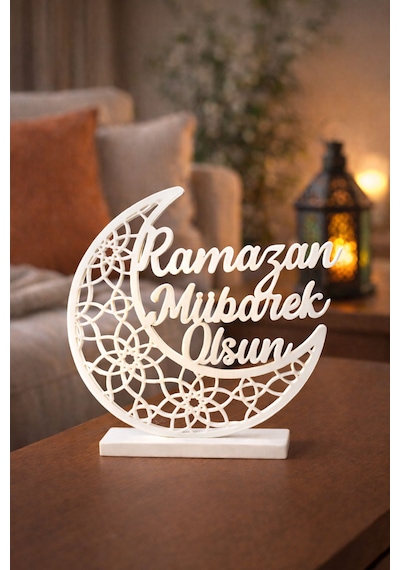 Ramazan Mübarek Olsun Dekoratif Masaüstü Obje -