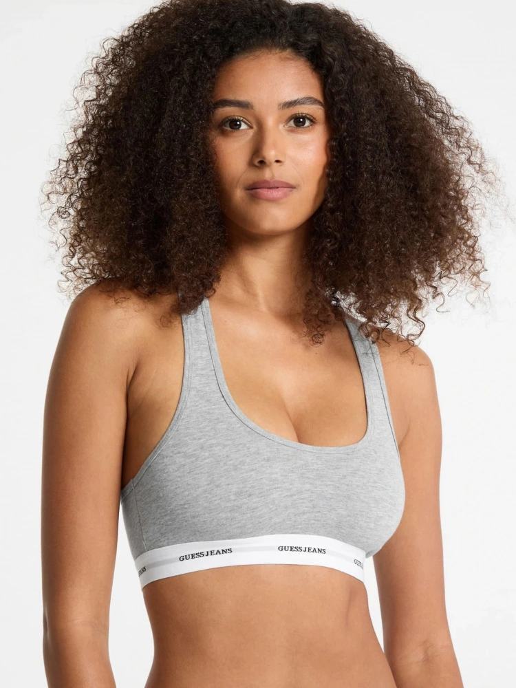 Guess Gj Bralette Kadın Gri Modal Karışımlı Bralet W4bz31kbbu1-h90z Gri