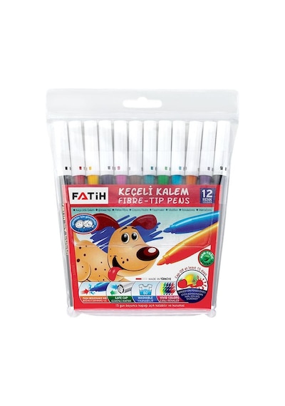 Fatih 12 Renk Keçeli Kalem Boya
